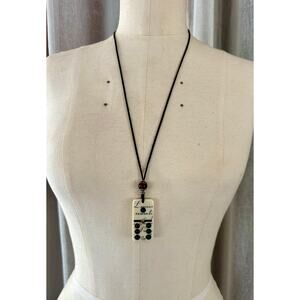 RK Productions vintage domino necklace